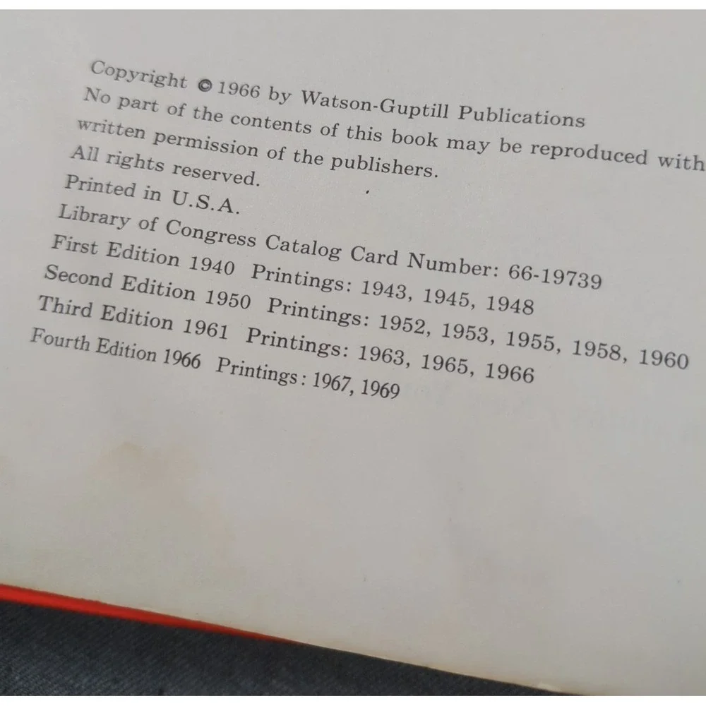 1966 Type & Lettering William Longyear‎  VTG Revised 4th Edition Spiral Bound HC